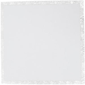 Enjay Converters - 16" x 16" x 0.5" Square Silver Cake Board, 12/cs - 1216SS12