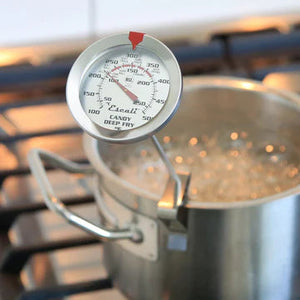 Escali - 12" Stainless Steel Deep Frying & Candy Thermometer With Pot Clip - AHC2