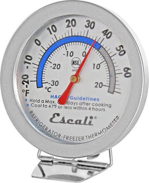 Escali - 2.87" Refrigerator / Freezer Dial Thermometer - AHF1