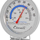 Escali - 2.87" Refrigerator / Freezer Dial Thermometer - AHF1