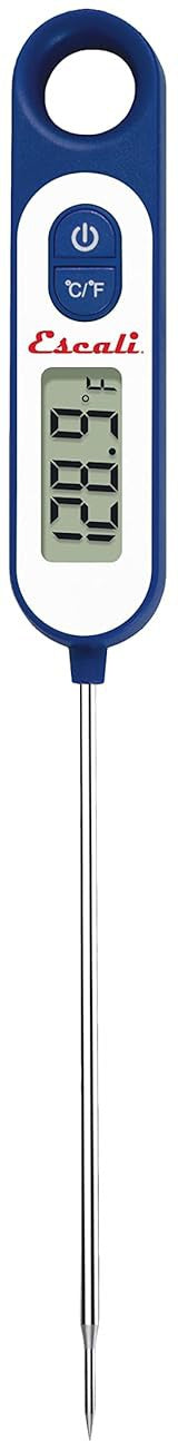 Escali - 5.6" Long Stem Blue Digital Thermometer - DH9-U