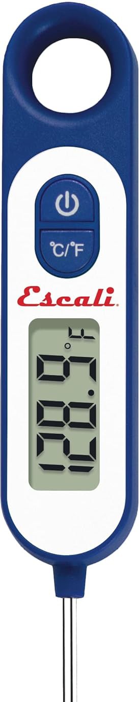 Escali - 5.6" Long Stem Blue Digital Thermometer - DH9-U