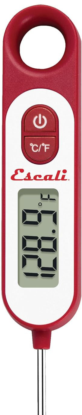 Escali - 5.6" Long Stem Red Digital Thermometer - DH9-R