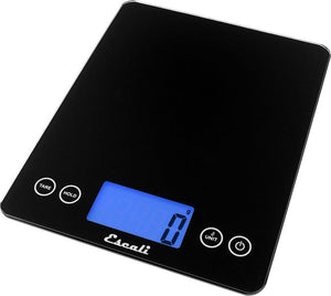 Escali - Arti Extra-Large Black Glass Digital Scale - 2210IB