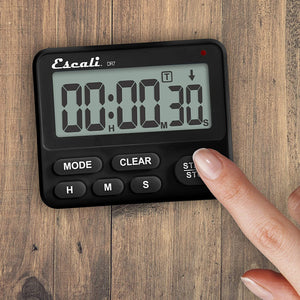 Escali - Black Extra Loud Digital Timer - DR7