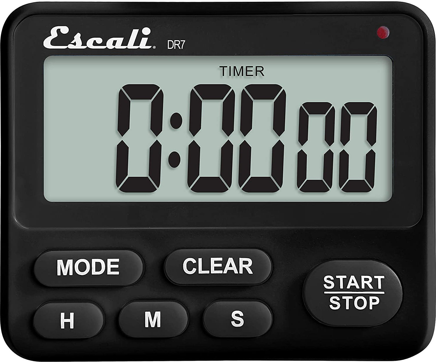 Escali - Black Extra Loud Digital Timer - DR7