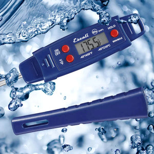 Escali - Digital Waterproof Thermometer With Protective Sheath Handle - DHP3