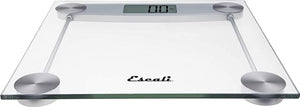 Escali - Glass & Chrome Bathroom Scale - E184