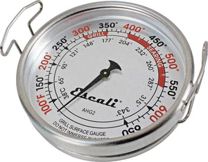 Escali - Stainless Steel Extra Large Grill Surface Thermometer - AHG2