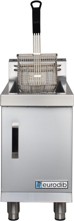 Eurodib - 15 L 2 Burner Countertop Natural Gas Fryer - CF15