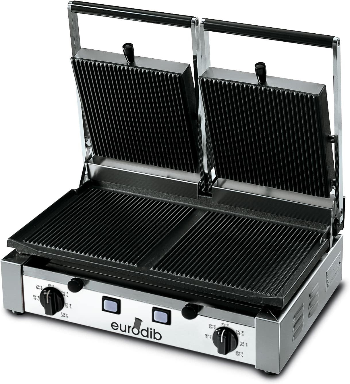 Eurodib - 20" Large Double Panini Grill, All Side Flat - PDF3000 220