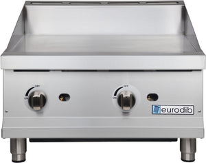 Eurodib - 24" Gas Griddle Stainless Steel Gas Range - G24