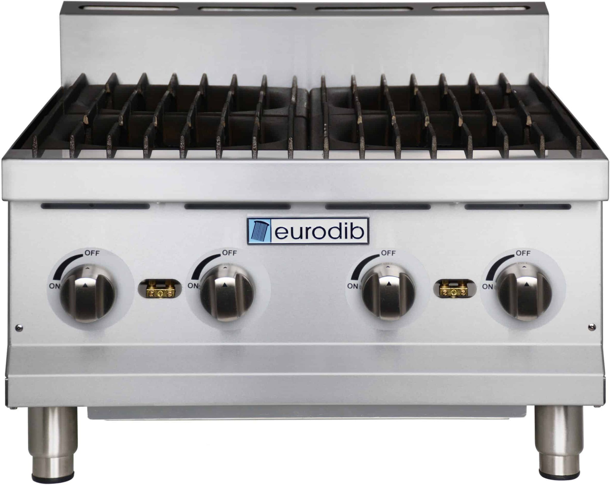 Eurodib - 4 Open Burner Countertop Gas Hot Plate - T HP424