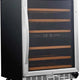 Eurodib - 46 Bottle Dual Temperature Wine Cooler/Refrigerator - USF54D