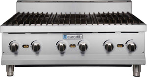 Eurodib - 6 Open Burner Countertop Gas Hot Plate - T HP636