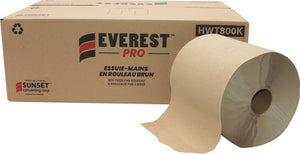 Everest Pro - 800 Feet, 7.85" x 800" Kraft Roll Towel, Pack of 6 - HWT800K