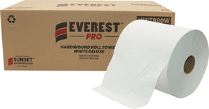 Everest Pro - 800 Feet, White Roll Towel, Pack of 6 - HWT800W