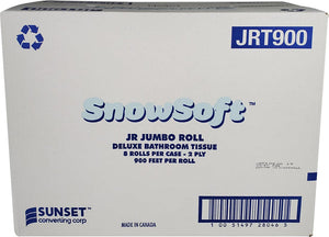 Everest Pro - 900 Feet 2 Ply Jumbo Roll Tissue JRT, Pack of 8 - JRT900