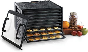 Excalibur - 9-Tray Black & Clear Door Food Dehydrator With 26-HR Timer - 3926TCDB