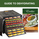 Excalibur - 9-Tray Black Food Dehydrator - 3900B