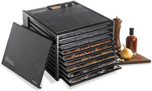 Excalibur - 9-Tray Black Food Dehydrator With 26-HR Timer - 3926TB