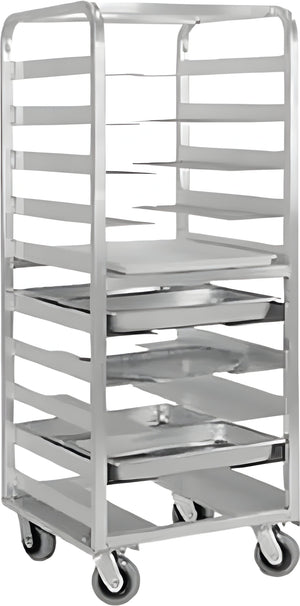 FWE - 10 Pans Capacity Oval Tray-Pan Rack with 6" Bottom Load Slides - OTR-OT-06-10 (Special Order 4-6 weeks)