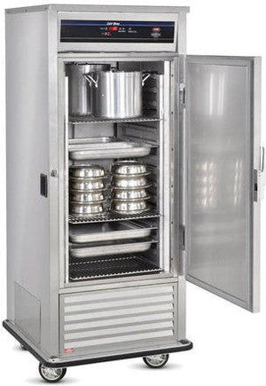 FWE - 120V 11 Pans Capacity Full Height Refrigerated Holding Cabinet With 3 Shelves and 1 Solid Door - URS-10-GN