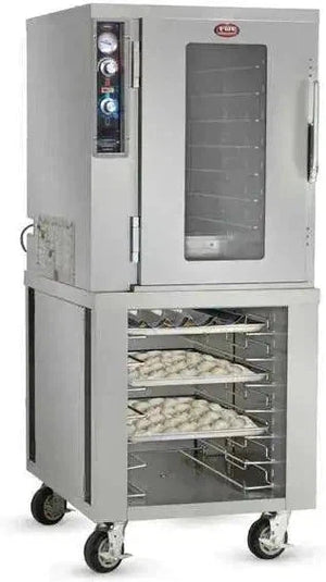 FWE - 120V 1/2 Height Fiberglass Insulation Mobile Heated Cabinet with 10 and 4 Additional Pan Capacity - PH-1826-14