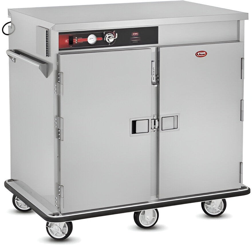 FWE - 120V, 12 Pans Capacity with 4.5" Standard Spacing 3/4 Height Insulated Mobile Heated Cabinet - TST-20 (Special Order 4-6 weeks)