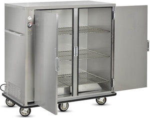 FWE - 120V 120 Plates Heated Banquet Cart with 2 Door - A-120-2-XL