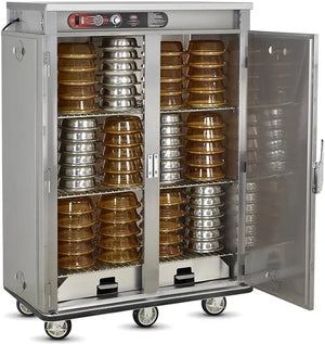 FWE - 120V 120 Plates Heated Meal Delivery Cart - E-1200 (Special Order 4-6 weeks)