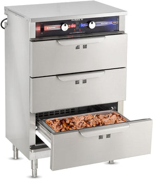 FWE - 120V 18" Three Free Standing Warming Drawer - PHTT-3DR-6 (Special Order 4-6 weeks)