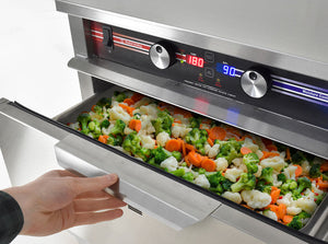 FWE - 120V 18" Three Free Standing Warming Drawer - PHTT-3DR-6 (Special Order 4-6 weeks)