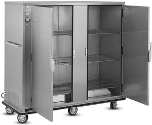 FWE - 120V 180 Plates Heated Banquet Cart with 2 Doors and 3 Shelves - A-180-2-XL