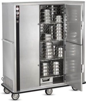 FWE - 120V 200 Plates Capacity Heated Banquet Cart with 4 Shelves - P-200