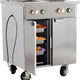 FWE - 120V 35" Handy Line Serving Cabinet with 2 Wells - HLC-2W6-7H-14-DRN (Special Order 4-6 weeks)