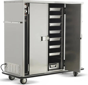 FWE - 120V, 45 Pans Capacity with 2.6" Fixed Spacing Full Height Insulated Mobile Heated Cabinet - PS-1220-45