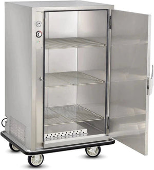 FWE - 120V 48-60 Plates Heated Banquet Cart with 1 Door - A-60-XL