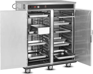 FWE - 120V 64 Gastronorm Pan Capacity Insulated Ultra-Universal Heated Banquet Cabinet - UHST-GN-96120-BQ