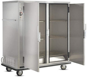 FWE - 120V 96-120 Plates Heated Banquet Cart with 2 Doors - 120-2