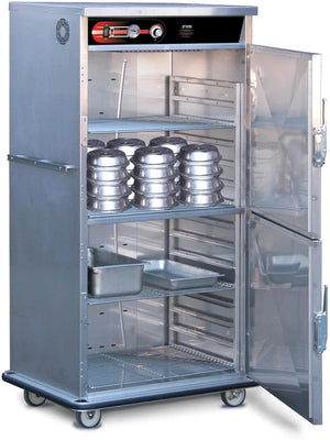 FWE - 120V 96-200 Plates Heated Meal Delivery Cart With 2 Doors - BT-96120 (Special Order 4-6 weeks)