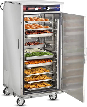 FWE - 120V Full Height Insulated Mobile Heated Cabinet with 10 Pans Capacity and Clymate IQ Climate Control System - PHTT-10