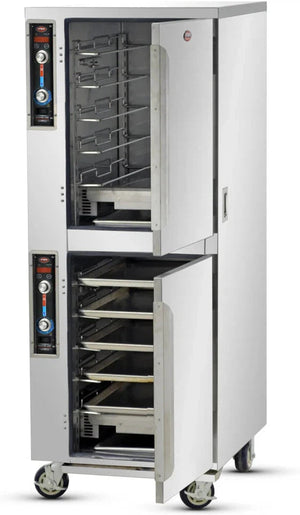 FWE - 120V Full Height Insulated Mobile Heated Cabinet with 10 Standard and 4 Additional Pan Capacity - MT-1826-7-7