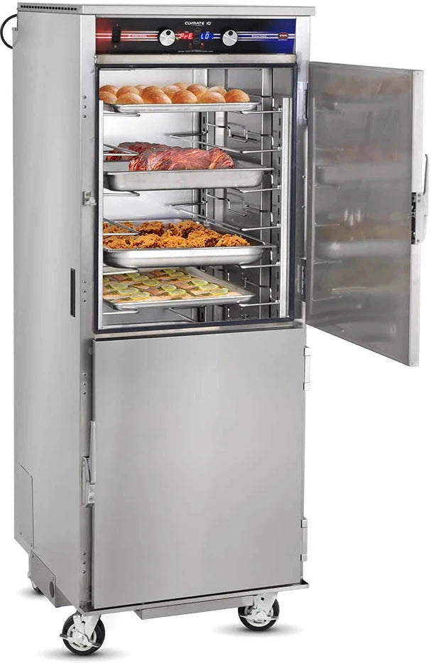 FWE - 120V Full Height Insulated Mobile Heated Cabinet with 12 Pans Capacity and Clymate IQ Climate Control System - PHTT-12