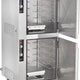 FWE - 120V Full Height Insulated Mobile Heated Cabinet with Split Cavity and 10 Pan Capacity - MTU-5-5