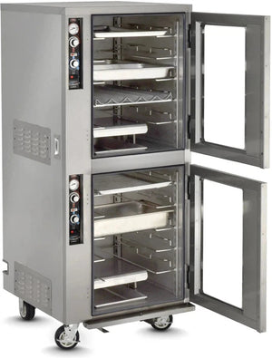 FWE - 120V Full Height Insulated Split Cavity Mobile Heated Cabinet with 10 Pans Capacity - PHU-5-5