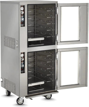 FWE - 120V Full Height Insulated Split Cavity Mobile Heated Cabinet with 10 Pans Capacity - PHU-5-5