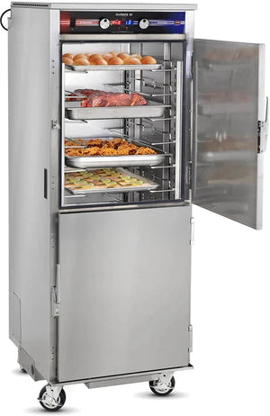 FWE - 120V Full Height Pass Thru Insulated Mobile Heated Cabinet with 12 Pans Capacity and Clymate IQ Climate Control System - PHTT-12P