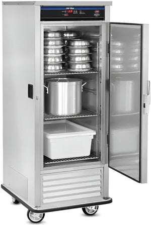 FWE - 120V Full Height Refrigerated Holding Cabinet with 1 Solid Door and 3 Shelves - SR-30