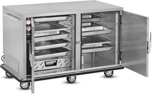 FWE - 120V Half Height Insulated Mobile Heated Cabinet with 10 Pans Capacity and Humi Temperature System - UHS-5-10